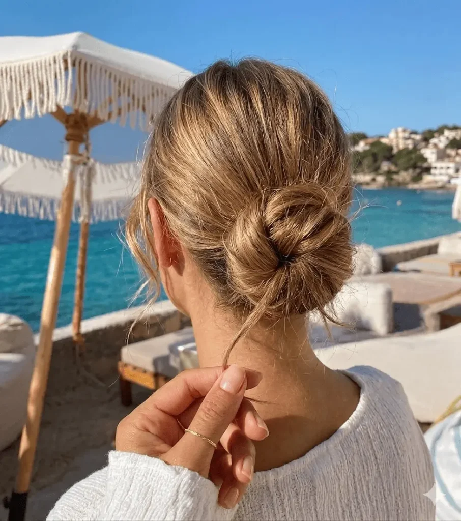 Low Messy Bun