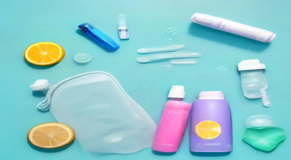 Healthy habits flat lay with water bottle, sunscreen and fruit — things you may have been doing wrong