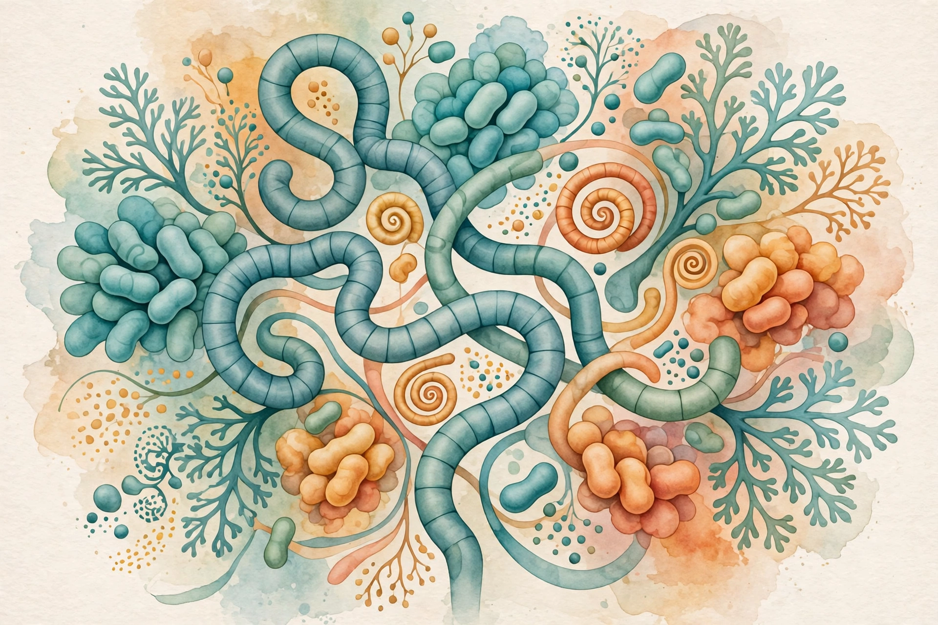 signs you may have parasites — digestive wellness illustration