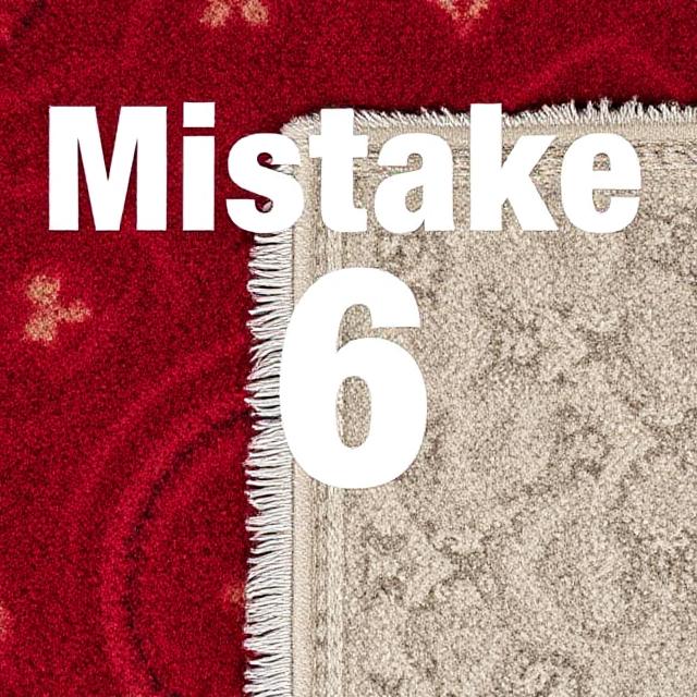 Mistake 6: Choosing Wrong Rug Size