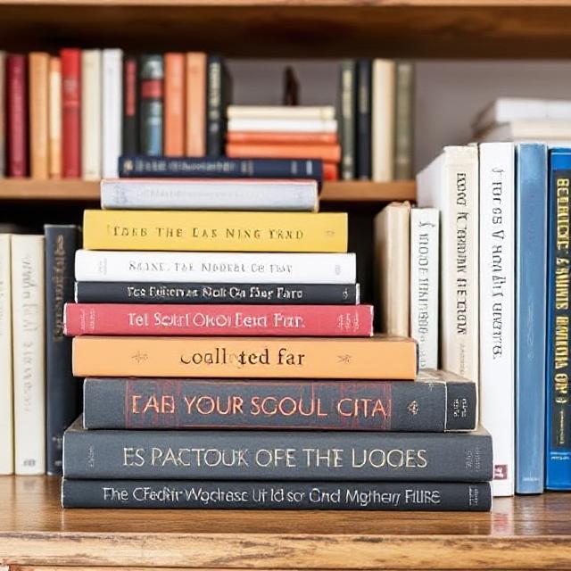 Use Books for Decor and Volume