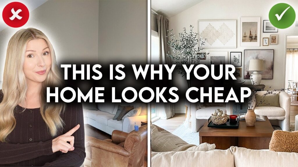 9 COMMON INTERIOR DESIGN MISTAKES + HOW TO FIX THEM!