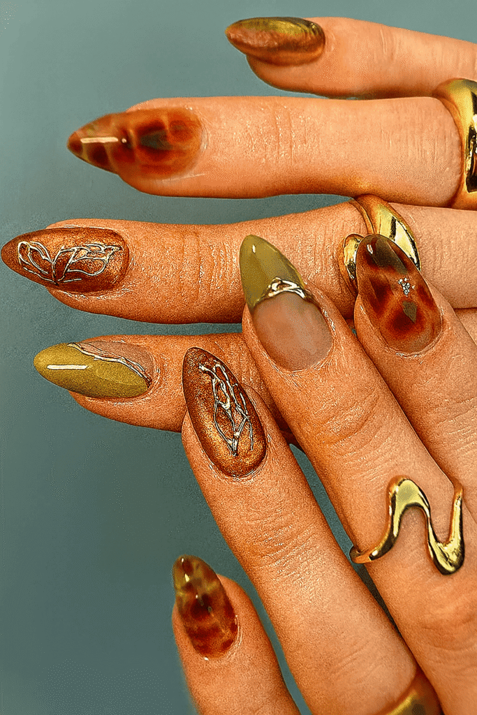 Metallic Earth Tones