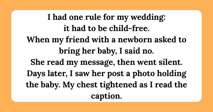 I Won’t Back Down on My Child-Free Wedding Policy Without a Fight