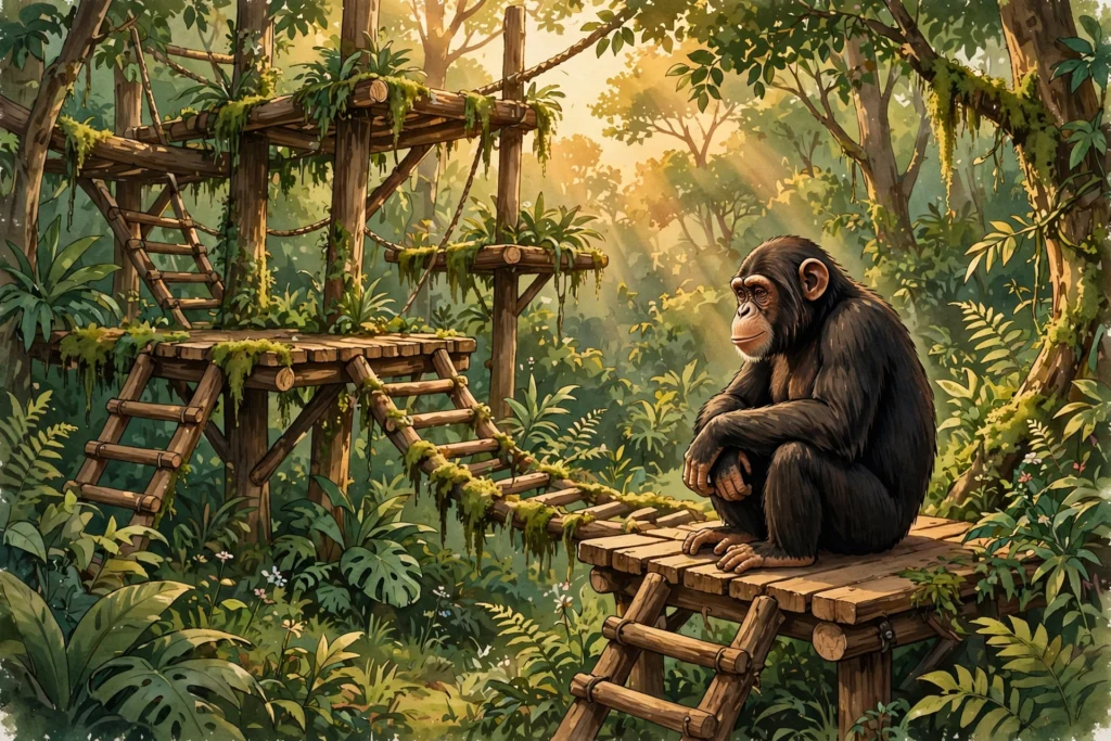 Michael jacakson’s chimp bubbles is still alive at 43. Living peacefully at a florida sanctuary