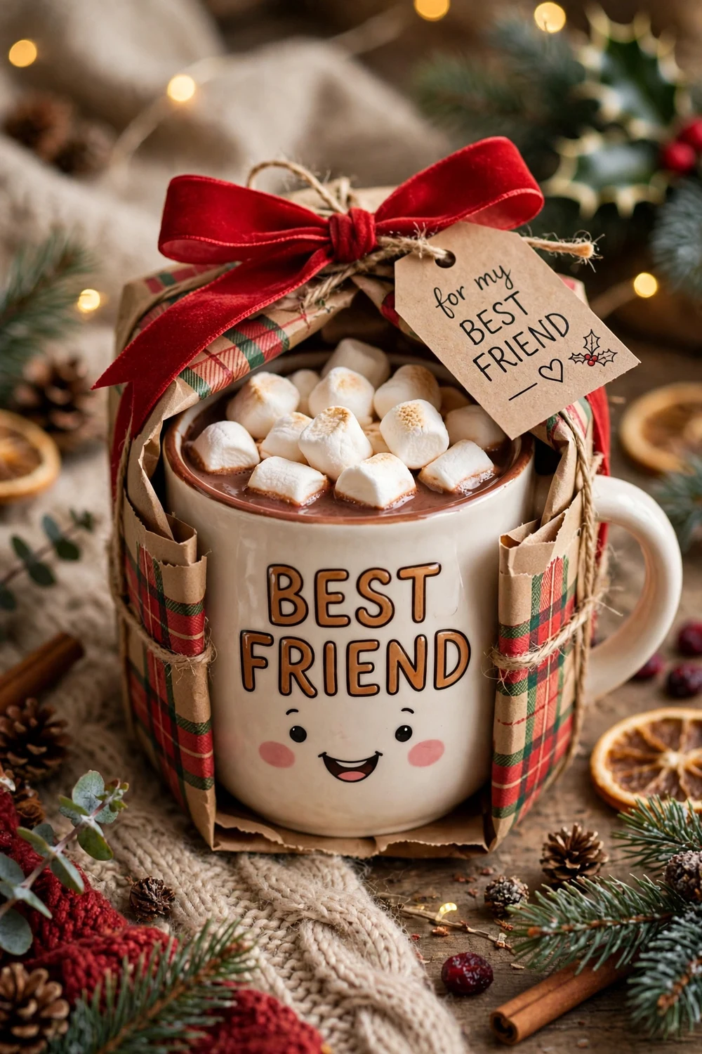 Funny best-friend mug Christmas gift for friends