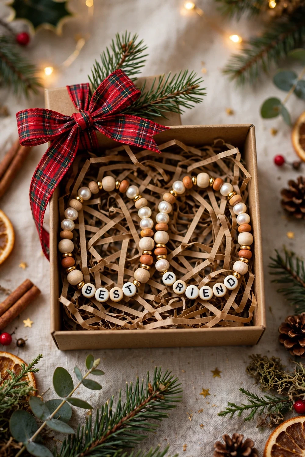 Personalized friendship bracelets Christmas gift for friends