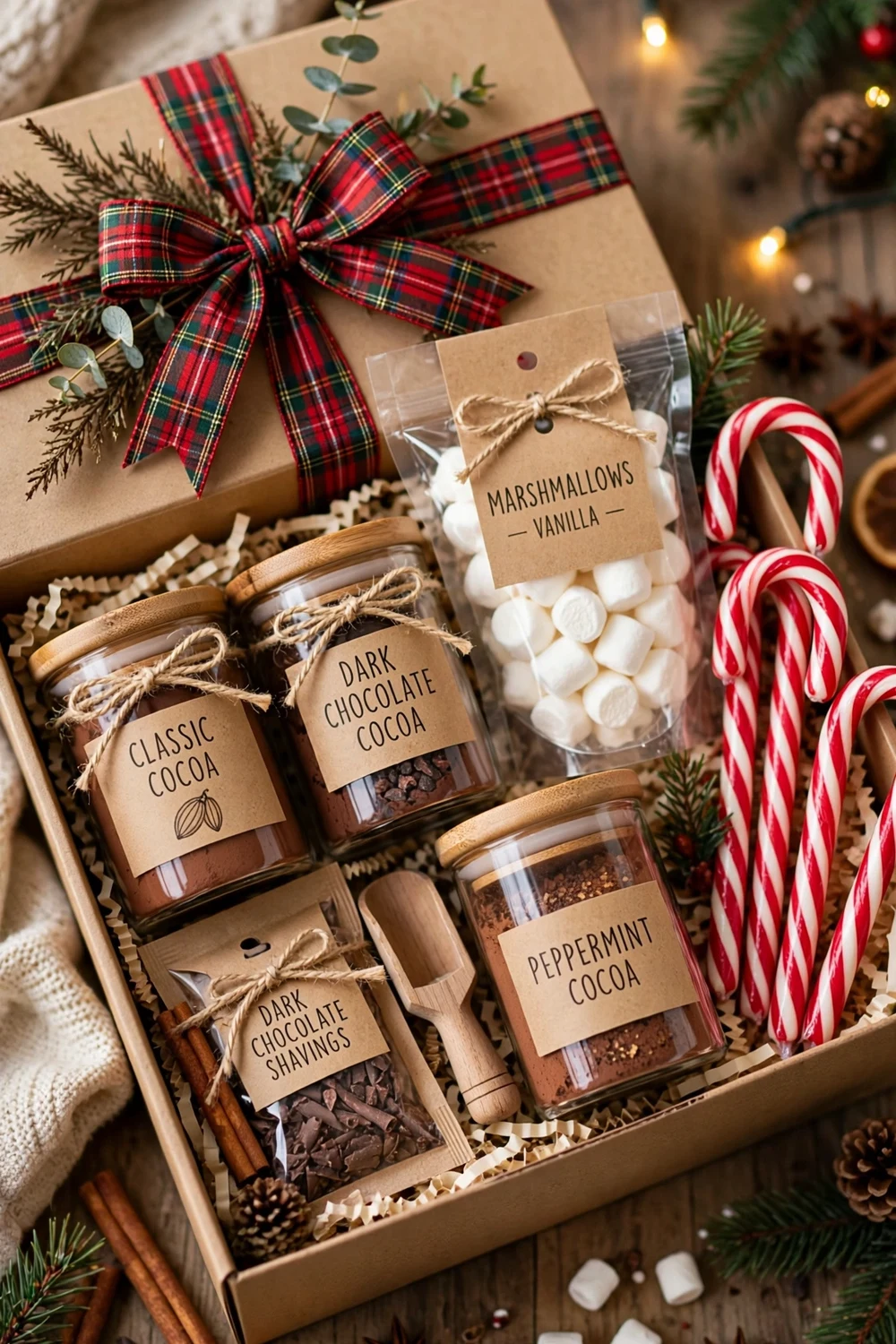 Gourmet hot chocolate kit Christmas gift for friends