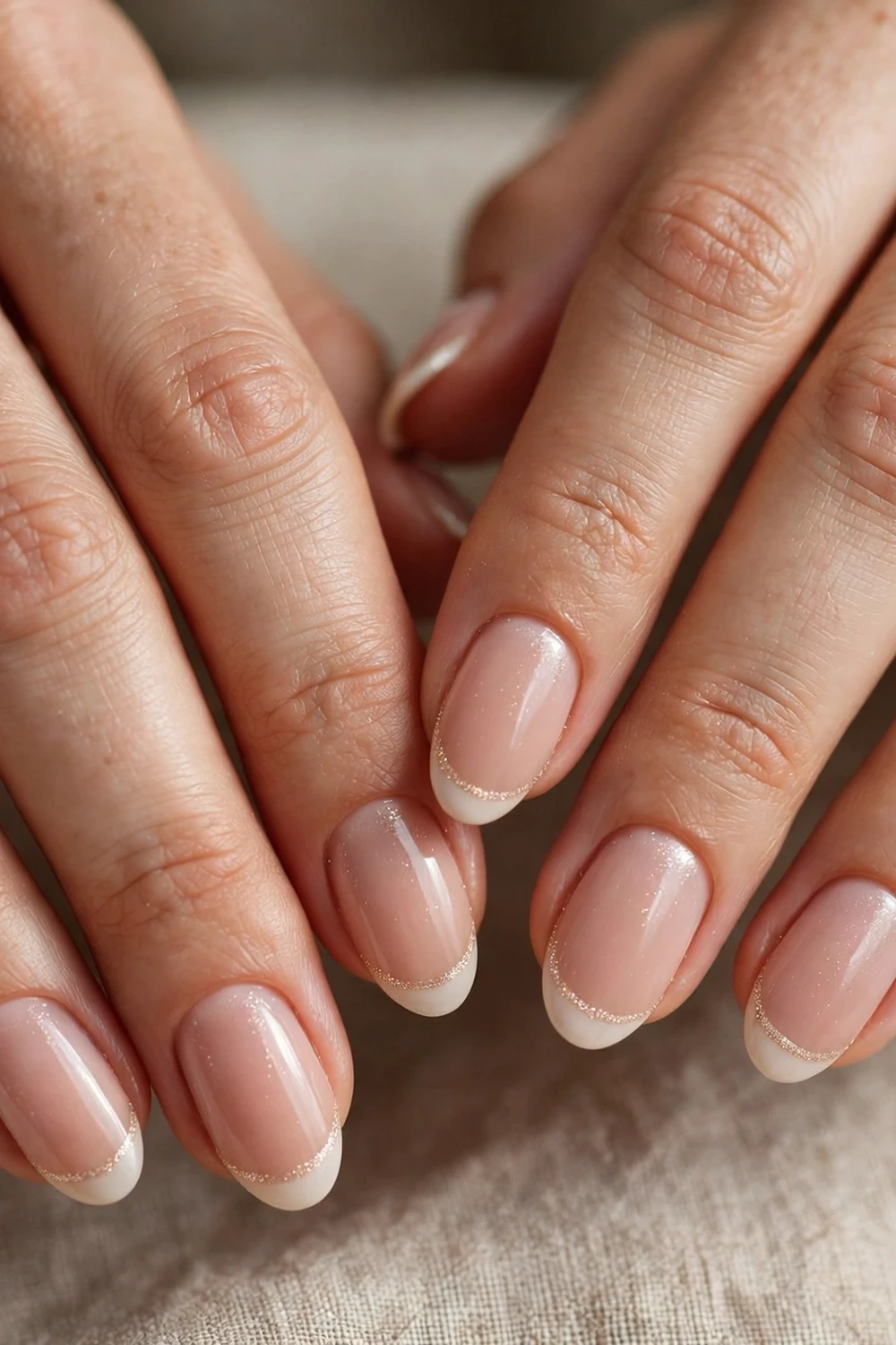 christmas french tip nails office friendly subtle french tips