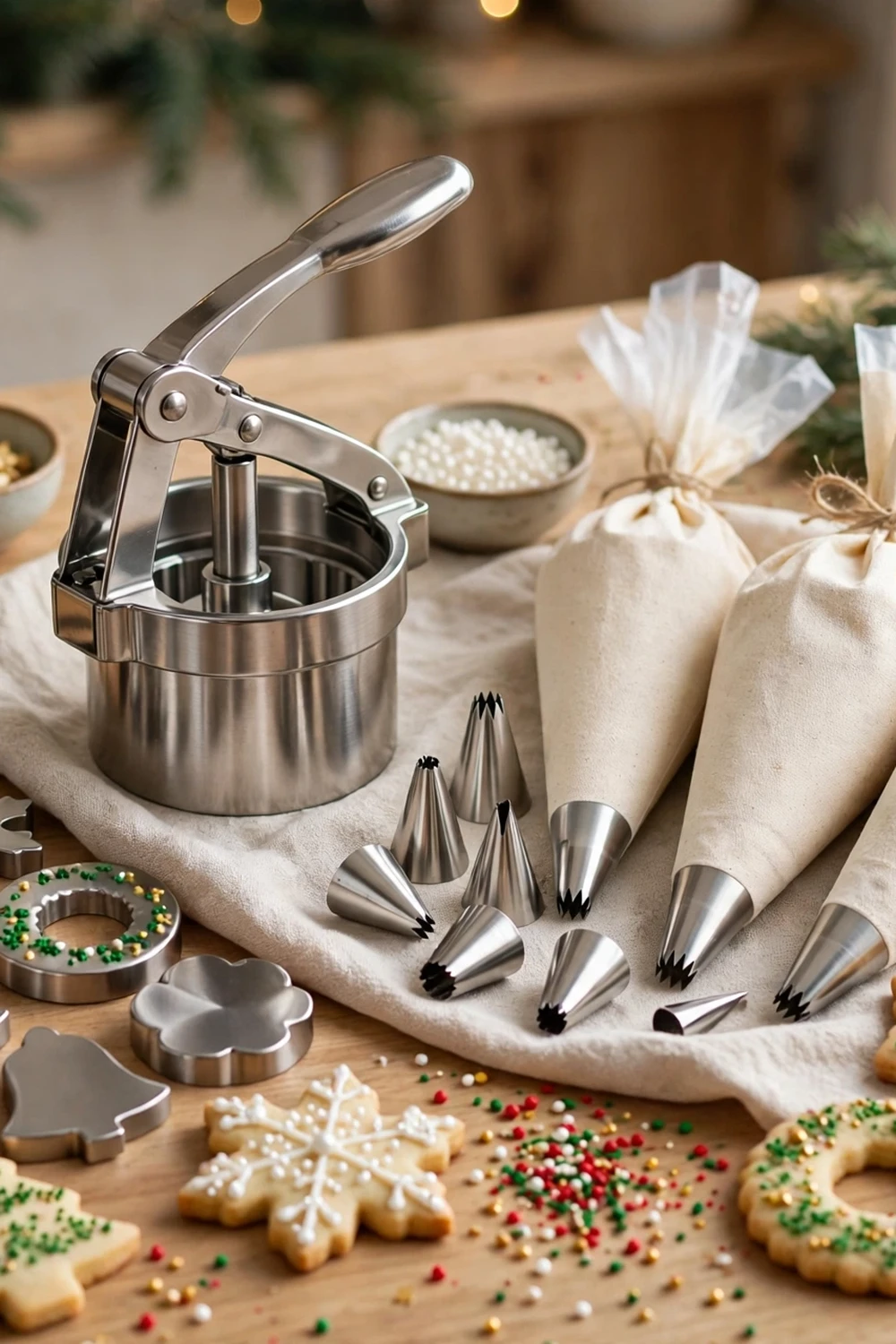 Best kitchen gadgets 2026: holiday cookie press and decorating kit