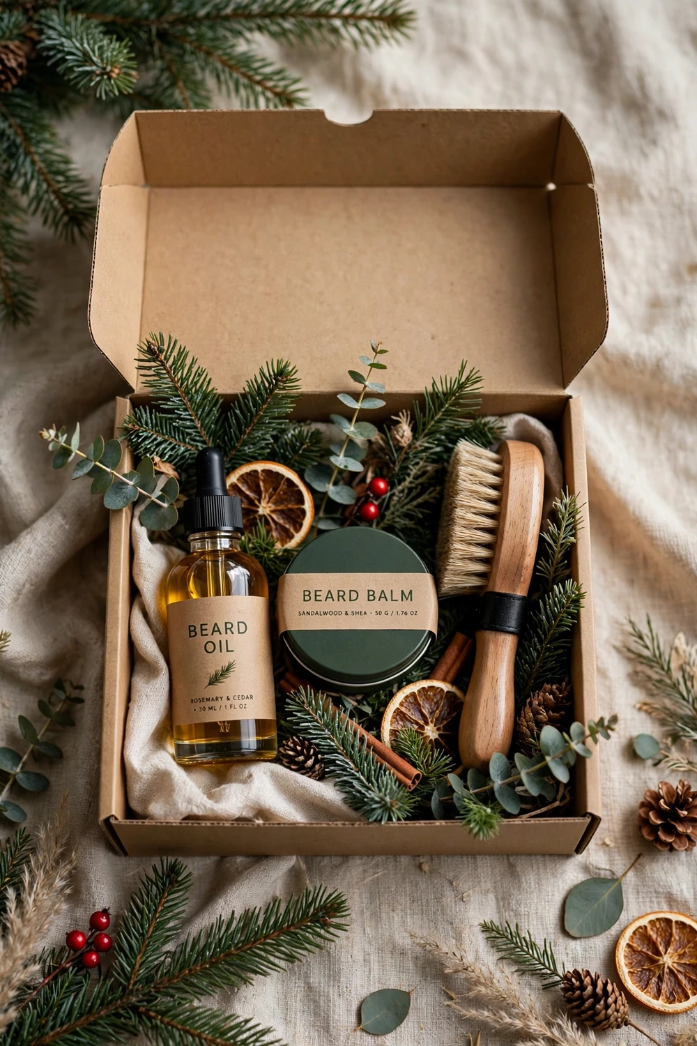 Beard grooming kit Christmas gift for dad under 25 dollars