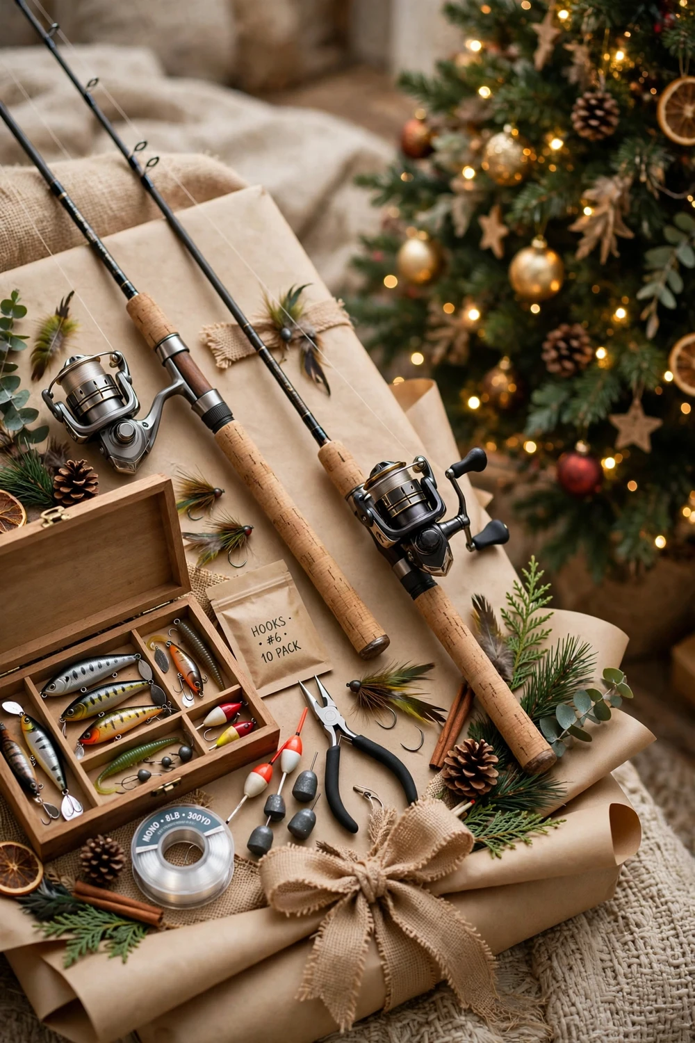 Fishing trip experience day Christmas gift for dad