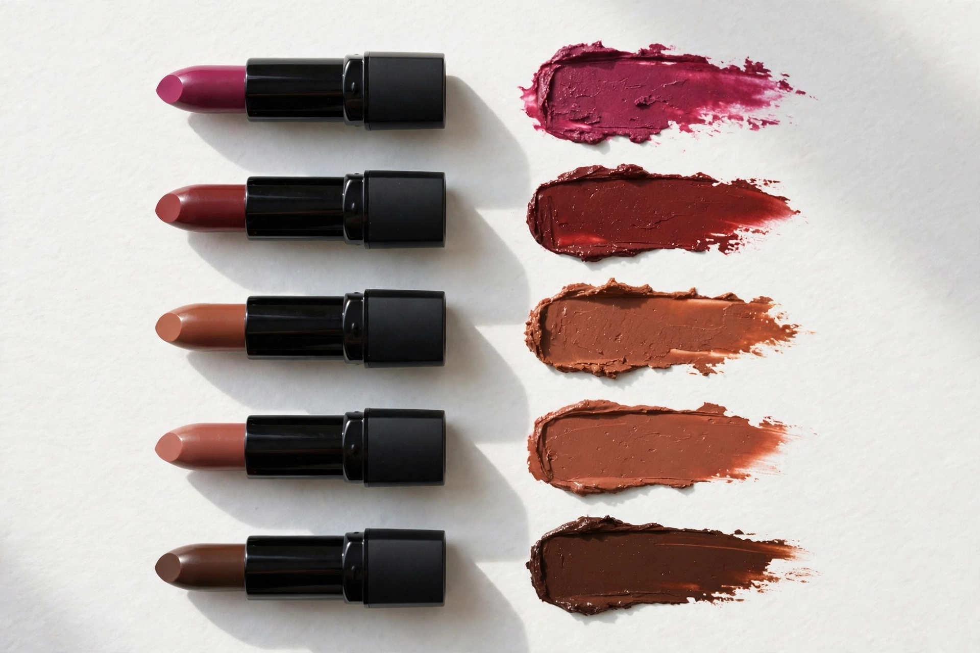 Fall lipstick shades 2026 swatch lineup matte satin vinyl sheer finishes