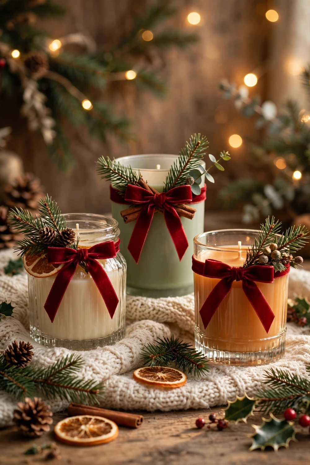 Scented candle gift set Christmas gift for sister