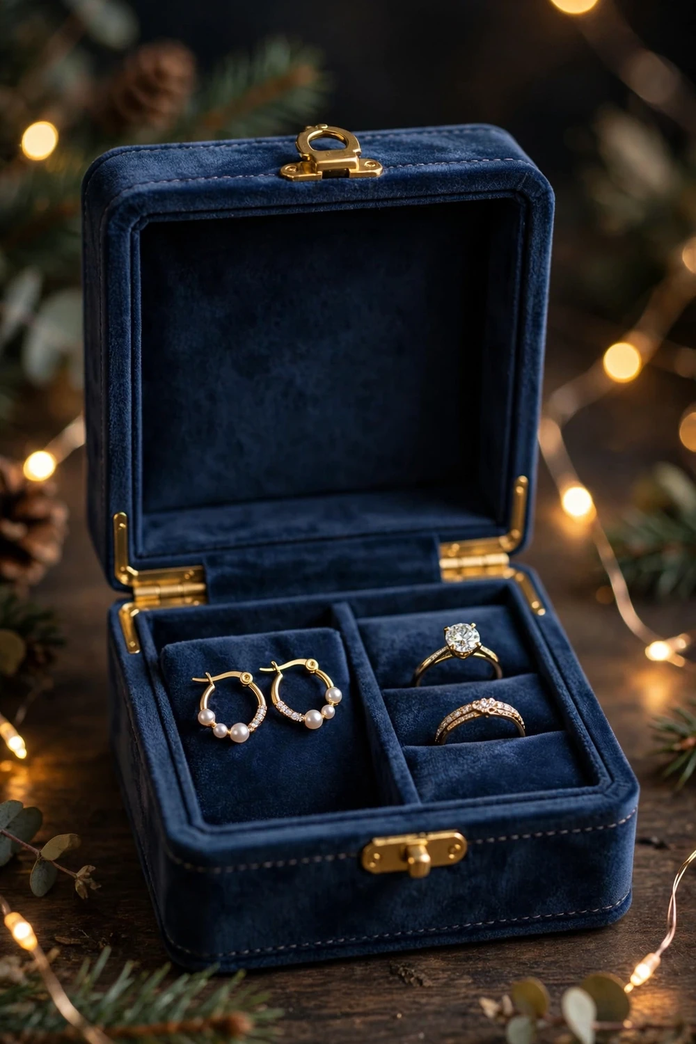 Personalized jewelry box Christmas gift for sister