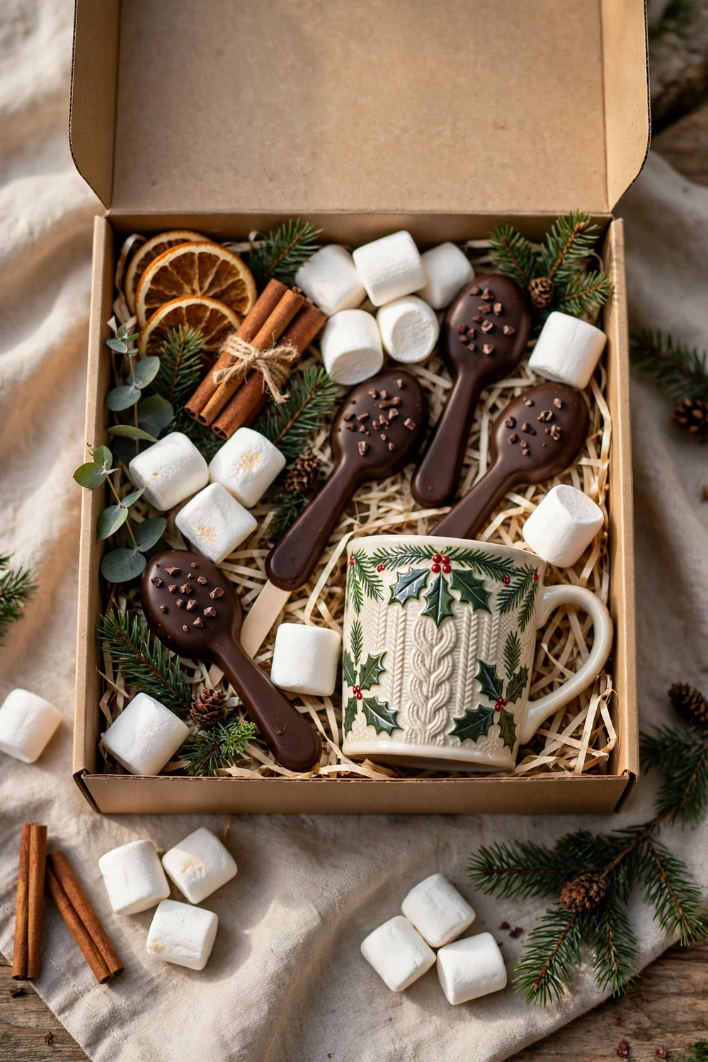 Gourmet hot chocolate gift set Christmas gift for sister