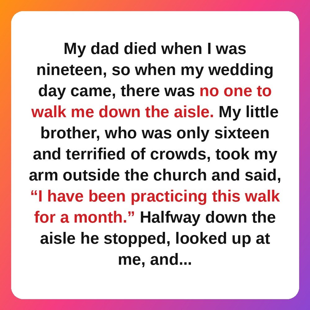 4. My Little Brother Gave Me Away story card
