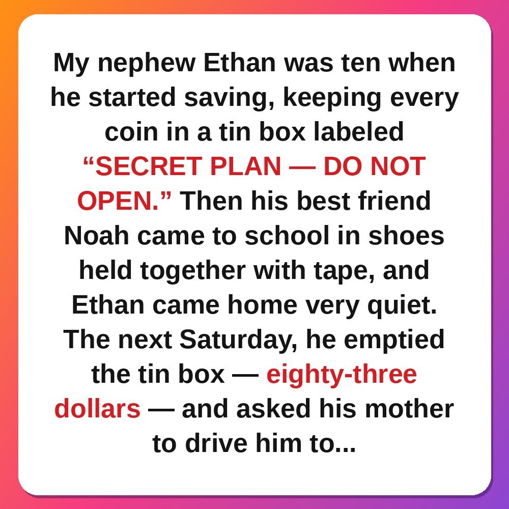 The Shoes He Saved Up For — for His Best Friend story card