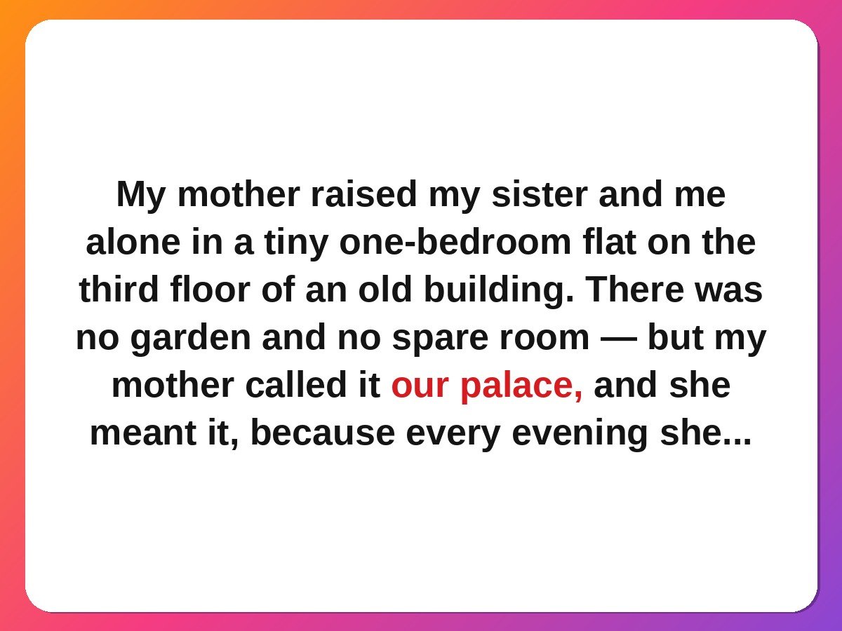 mom stories - a single mother turning a one-bedroom flat into a palace