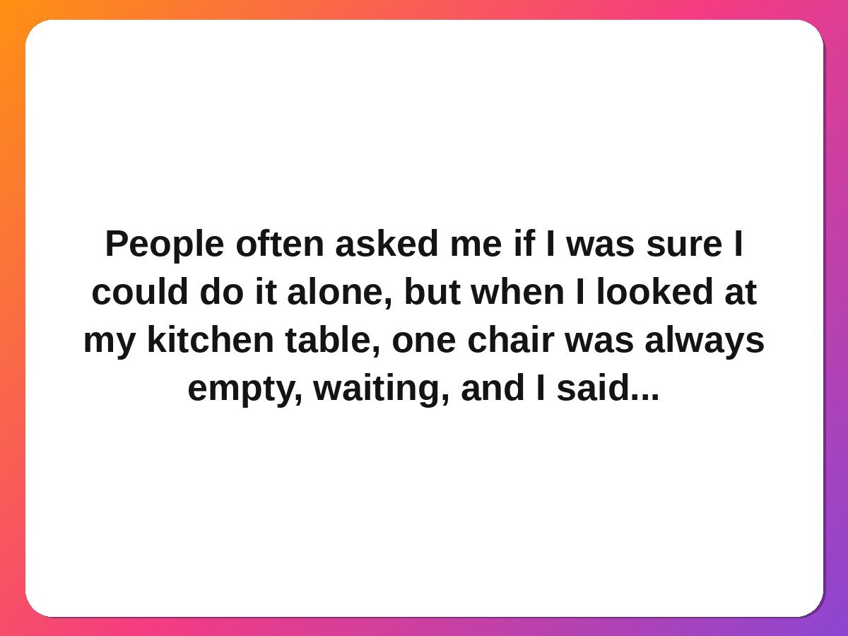 Adoption story card: a single mum who said yes