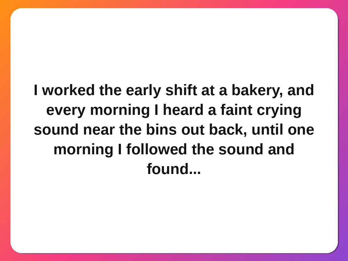 The kitten behind the bakery pet rescue story