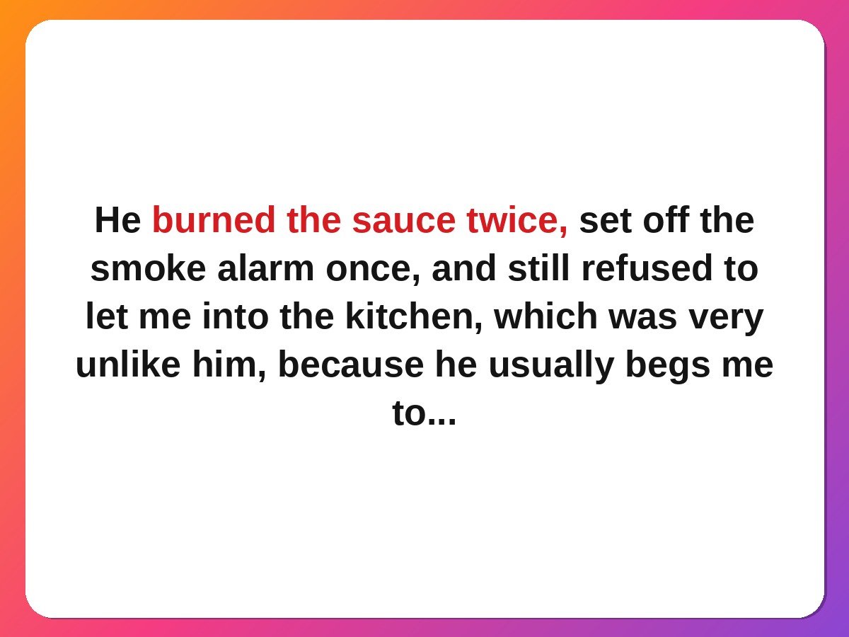 Proposal story card: the recipe card proposal