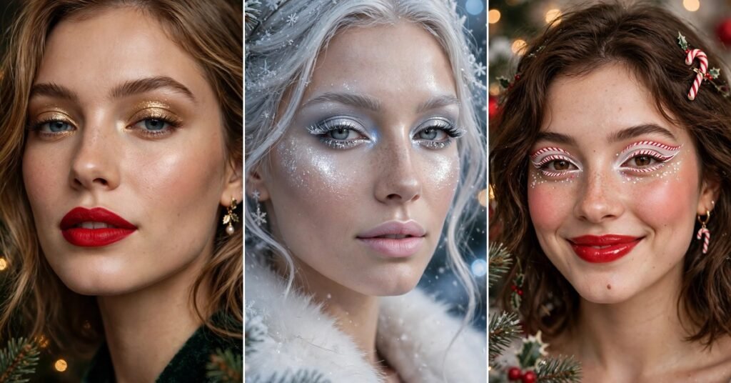 15 Christmas Makeup Looks 2026