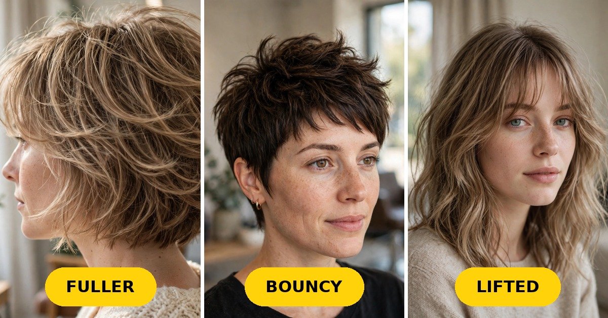 Hairstyles for thin hair that add instant volume - fuller, bouncy, lifted